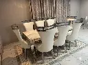 8-Seater Marble Dining Set