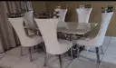 Six seater mable dining set